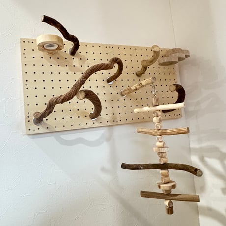 自由にカスタム　壁掛けバードアスレチック【A】