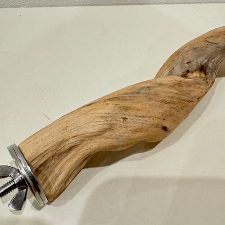 自然木（ツタ皮無し）パーチ 直径約3cm/長さ20cm