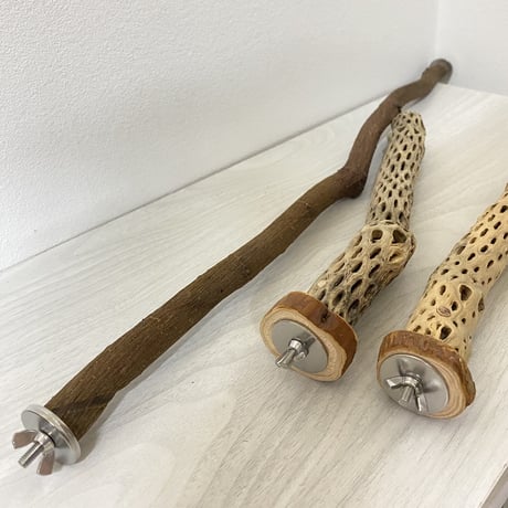 【muniy様専用】ケージサイズ自然木（ツタ）パーチ・カクタスパーチ  のコピー