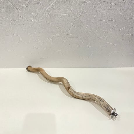 自然木（ツタ皮無し）のウネウネ殿様パーチ HOEI465