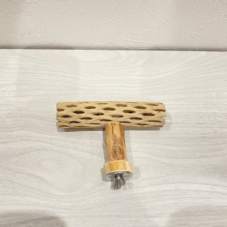 【emiminbird様専用】カクタスT字パーチ おやつ入れ付きテーブルパーチ