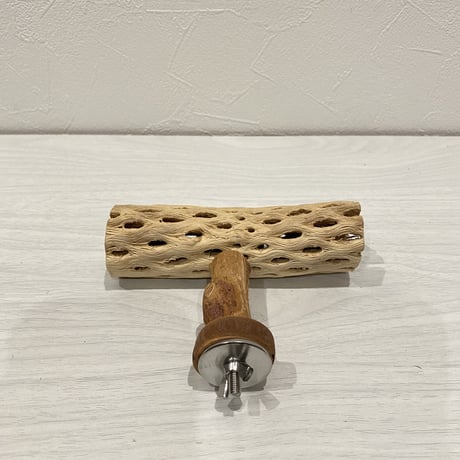 カクタスのT字パーチ⑤ 長さ13cm/足部分6cm HOEI465など