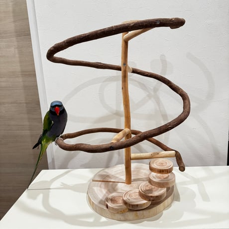 【T様専用】ツタのぐるぐるアスレチック【バードアスレチック インコ天然木 自然木 パーチ 止まり木】