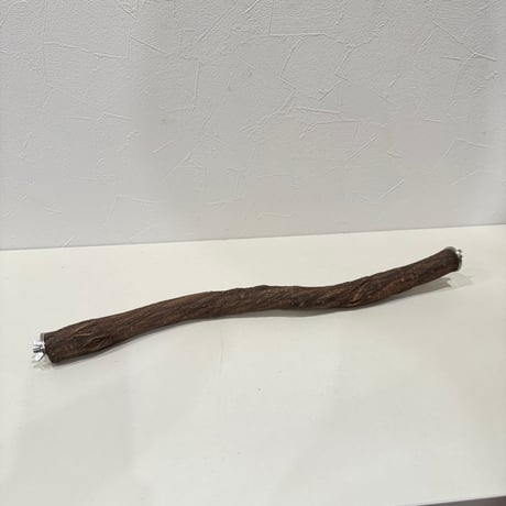 殿様パーチ（自然木ツタ） HOEI465サイズ 直径約2.5cm 中型からシロハラインコまで 【インコ 天然木の止まり木】