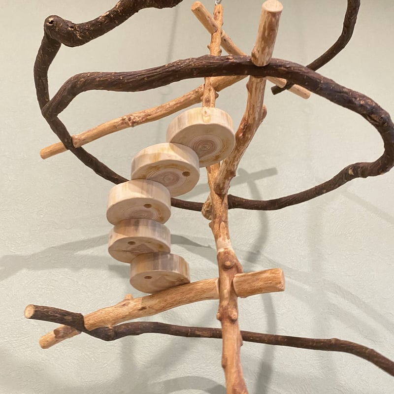 kanimiso77様専用】つり下げゆらゆらバードアスレチック【インコのなる