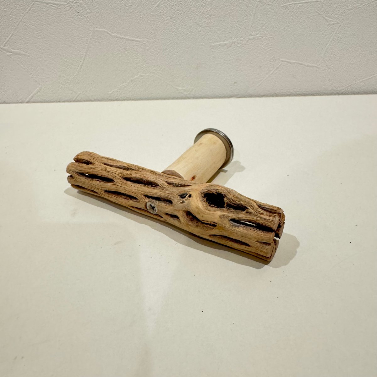 カクタスのT字パーチ HOEI465 | 自然木の鳥用品 鳥豆堂【トリマメドウ