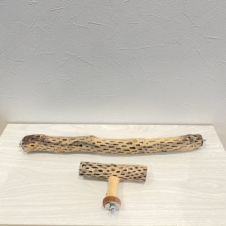 【M様専用】ケージサイズカクタスパーチ 小HOEI465サイズ　T字パーチ