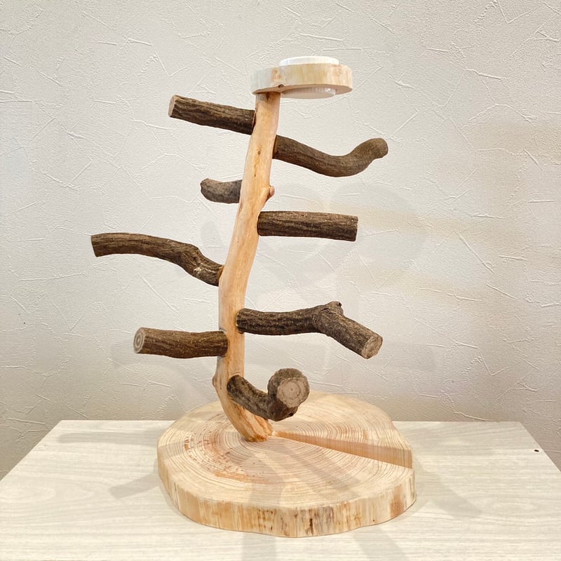 ツタのツリーバードアスレチック【インコのおもちゃ・自然木のとまり木