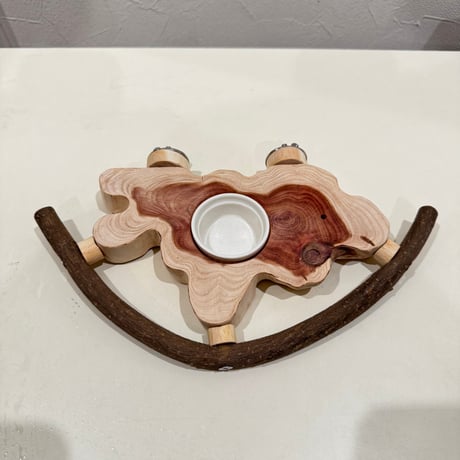 おやつ入れ付き貝塚伊吹のテーブルパーチ【A】