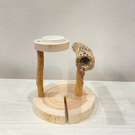 おやつ入れ付きカクタススタンドパーチ②