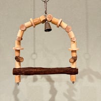 ツタとステンレスベルのブランコ③