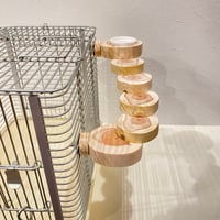 おやつ入れ付き螺旋階段パーチ（可動式）