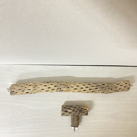 【mikeychan2104様専用】T字パーチ ケージサイズカクタスパーチ 直径3～4cm／長さ44cm