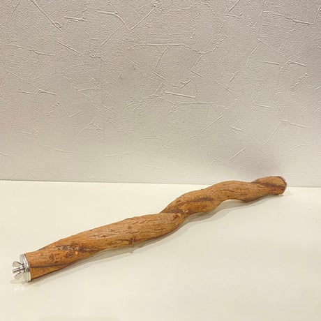 自然木（ツタ）のケージサイズパーチ ⑦ HOEI465サイズ 直径約3cm  【シロハラインコ・ヨウム】とまり木 バンブルフット