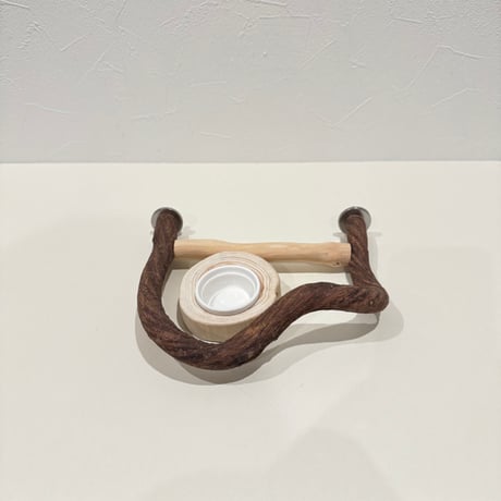 【K様専用】自然木（ツタ）のケージサイズ両留めパーチ