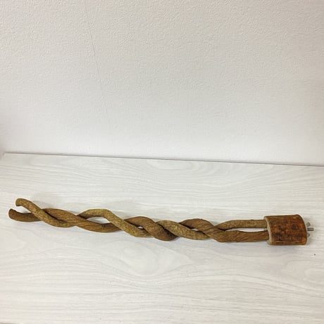 自然木（ツタ）のツイストパーチ 直径3cm（2本）43cm⑨