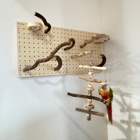 自由にカスタム　壁掛けバードアスレチック【A】