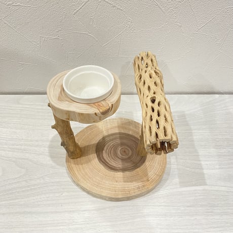 【amosuke2525様専用】ツタのぐるぐるつり下げバードアスレチック おやつ入れつきスタンドパーチ