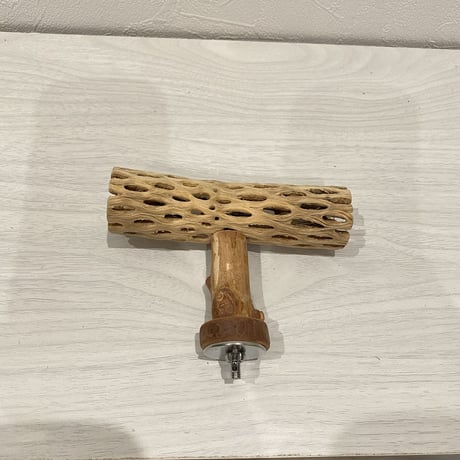 カクタスのT字パーチ③ 長さ13cm/足部分6cm HOEI465など