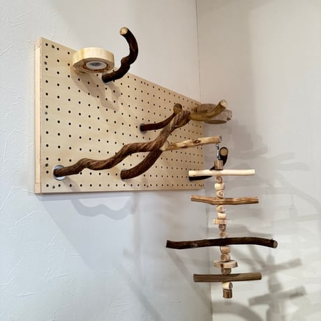 自由にカスタム　壁掛けバードアスレチック【A】