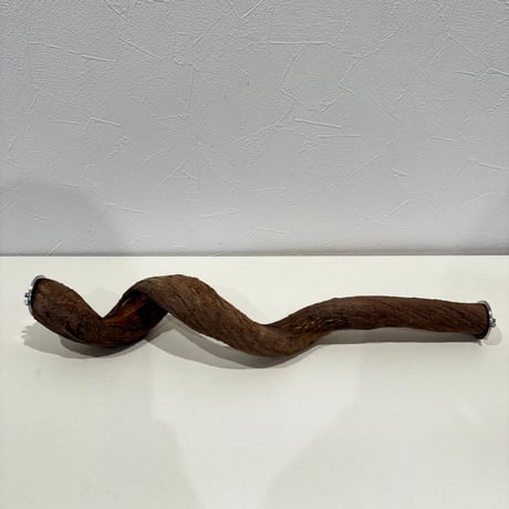 自然木（ツタ）のケージサイズパーチ ① HOEI465サイズ 直径約3~4cm  【シロハラインコ・ヨウム】とまり木 バンブルフット