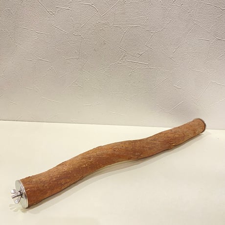 自然木（ツタ）のケージサイズパーチ ⑧ HOEI465サイズ 直径約3.5cm【シロハラインコ・ワカケホンセイインコ・コガネメキシコインコ】
