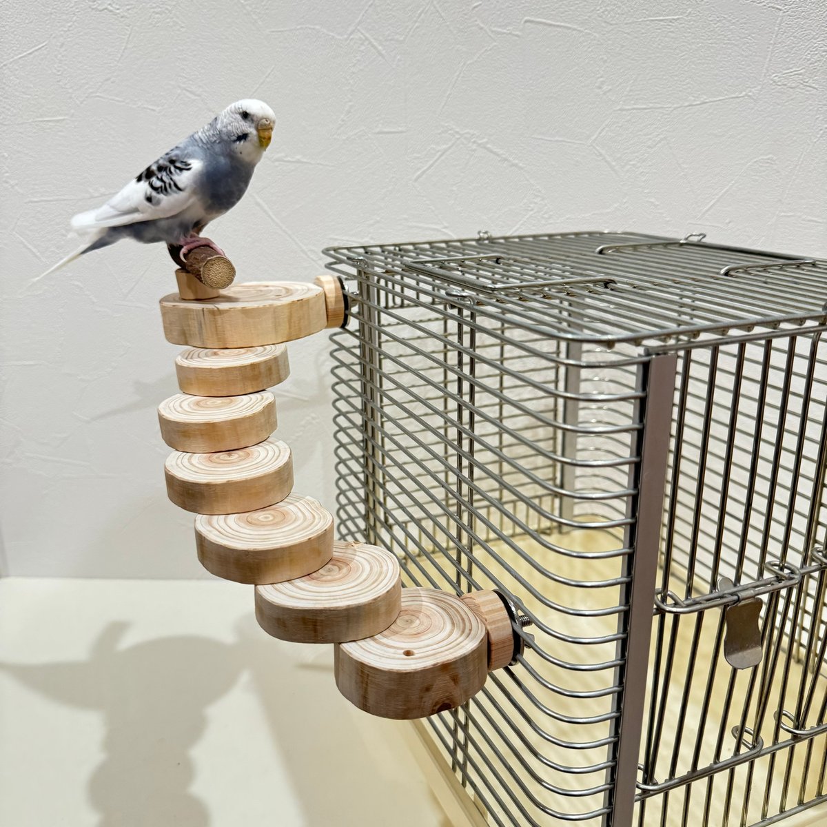 【No66】　ペット小鳥用　バードアスレチック　螺旋階段 No66】 ペット小鳥用 バードアスレチック 螺旋階段 No66