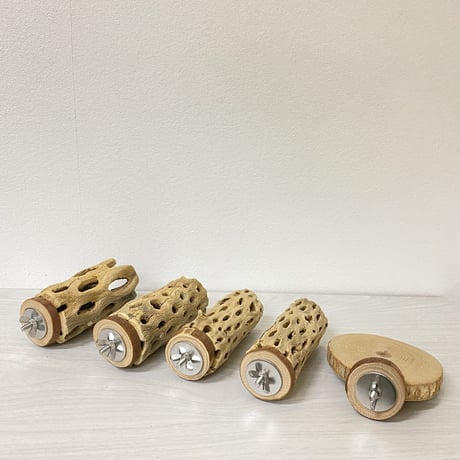 【lingwangwanshan様専用】カクタスパーチ　カクタスパーチ 中10cm×2 カクタスパーチ 小11cm×2 丸太テーブルパーチ