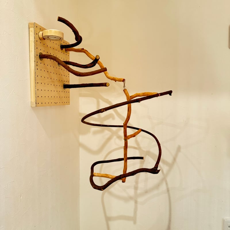 コトリのなる木 自由にカスタム 壁掛けバードアスレチック【インコの