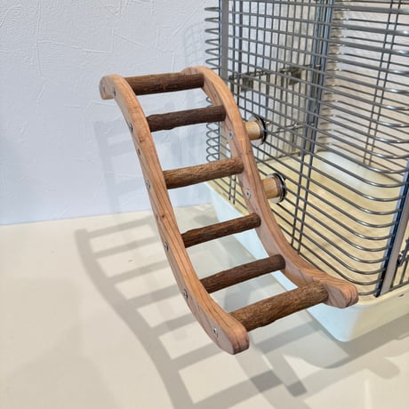 ウェーブラダー ハシゴ 【自然木の止まり木 インコのおもちゃ】