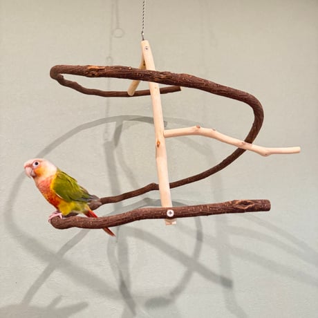 【F様専用】コトリのなる木ミニ【インコ・オウムのおもちゃ・自然木の止まり木】