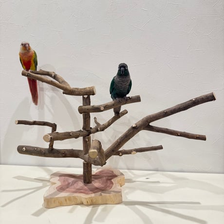 アイテム | 自然木の鳥用品 鳥豆堂【トリマメドウ】バードアスレチック