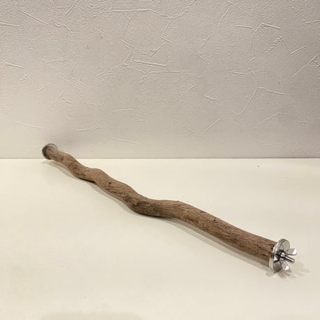 自然木（ツタ）のケージサイズパーチ ④ HOEI465サイズ 直径約1.9cm