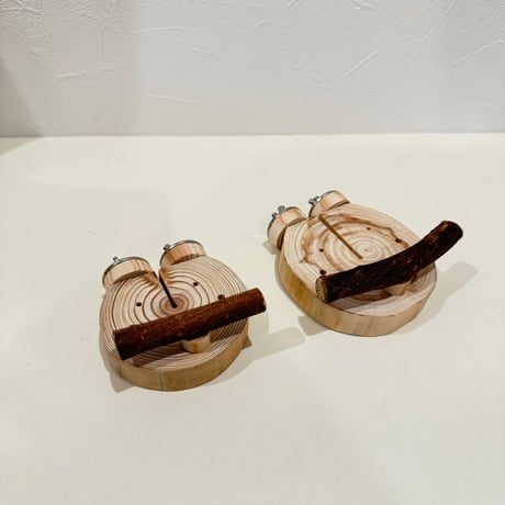 ぬくぬくお座布団 20/40W用　【自然木 とまり木 バンブルフット】