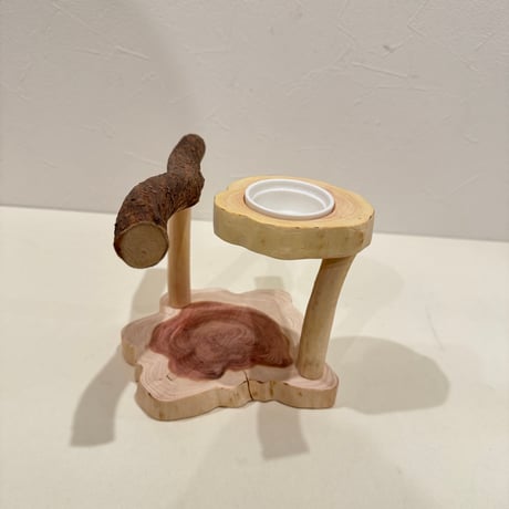 おやつ入れ付きスタンドパーチ【体重測定用】Ａ