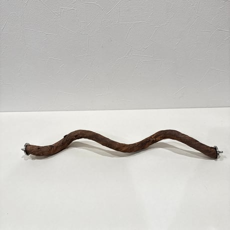 自然木（ツタ）うねうねパーチ④  HOEI465 直径約1.9~2.2cm/長さ44cm