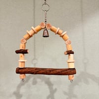 ツタとステンレスベルのブランコ①
