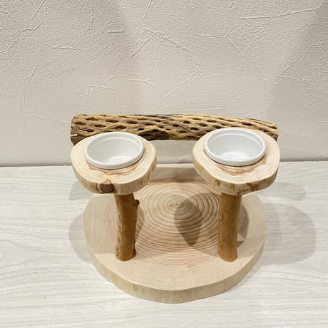 【K様専用】カクタスおやつ入れつきスタンドパーチ カクタスパーチ