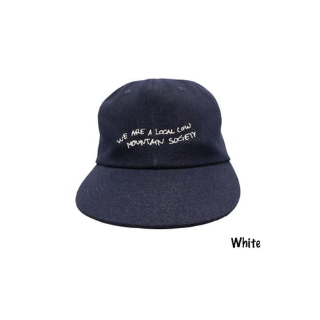 BRING DRYCOTTONY 6-Panel Denim Cap MODEL：WE ARE A LOCAL LOW MOUNTAIN SOCIETY