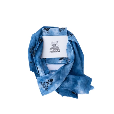 【IST IST xMOUNTAIN JAM】Botanical dye Tenugui
