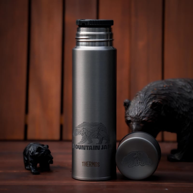 THERMOS 真空断熱チタンボトル チタン水筒 - アウトドア