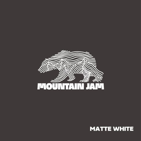 MOUNTAIN JAM カッティングステッカー｜防水・屋外対応・車用