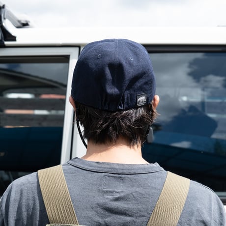 BRING DRYCOTTONY 6-Panel Denim Cap MODEL：WE ARE A LOCAL LOW MOUNTAIN SOCIETY