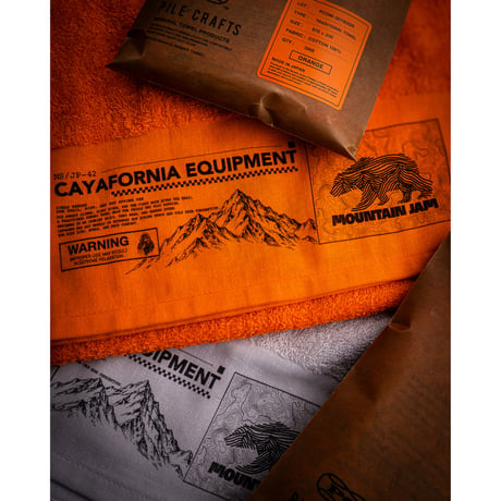 PILE CRAFTS × MOUNTAIN JAM ⁡UTILITY ONSEN TOWEL
