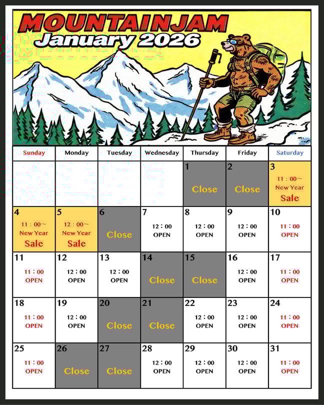 MOUNTAIN JAM マウンテンジャム JAMMETTL001&003 JAM】JAMMETAL#001