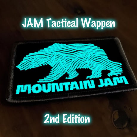 JAM Tactical Wappen Dark side blackｘGlow white﻿