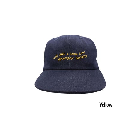 BRING DRYCOTTONY 6-Panel Denim Cap MODEL：WE ARE A LOCAL LOW MOUNTAIN SOCIETY