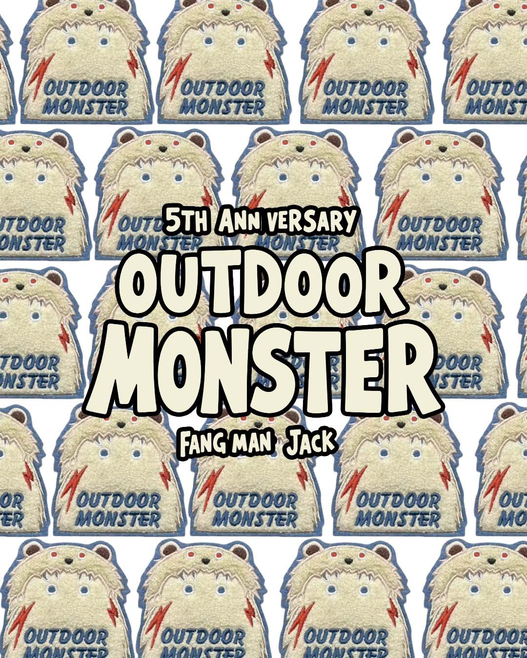 アウトドアモンスター　モフモフワッペン　4種セット　新品 Amazon.co.jp: アウトドアモンスター モフモフワッペン : ホーム