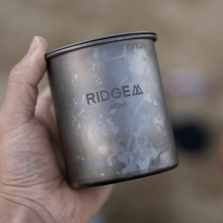 【RIDGE MOUNTAIN GEAR】TITANIUM MUG 450ml