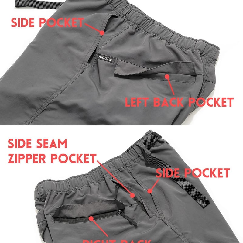 RIDGE MOUNTAIN GEAR】Basic Hike Pants - RIDGE M RIDGE MOUNTAIN GEAR】Basic Hike Pants - RIDGE M